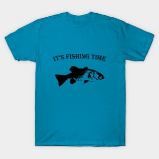 It's fishing time, Bass picture T-Shirt